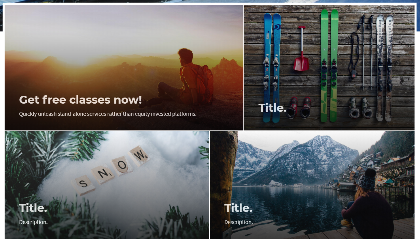 Mosaic with 4 blocks