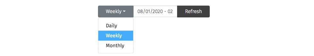 change date range Wastebits Insights
