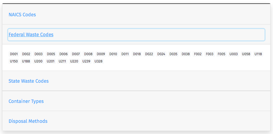 NAICS codes