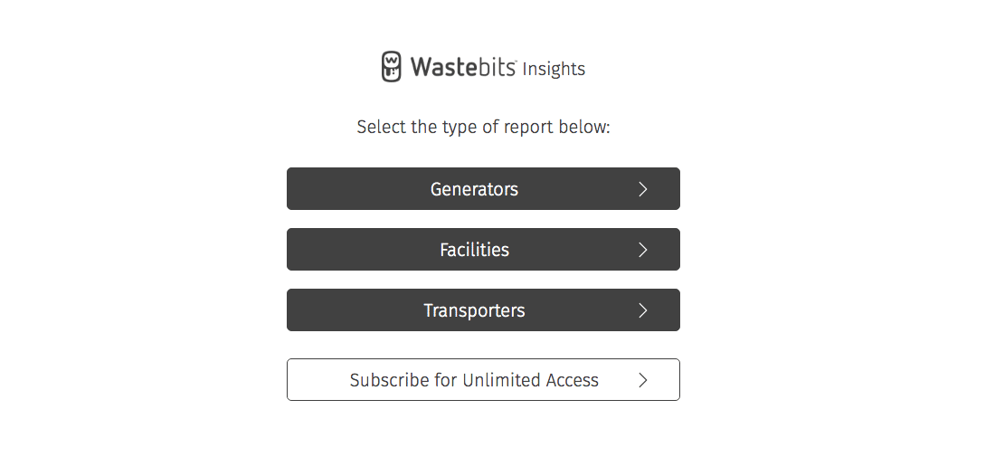 Wastebits Insights Report Types