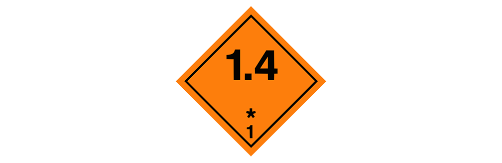 hazardous material class 1.4 major fire hazard