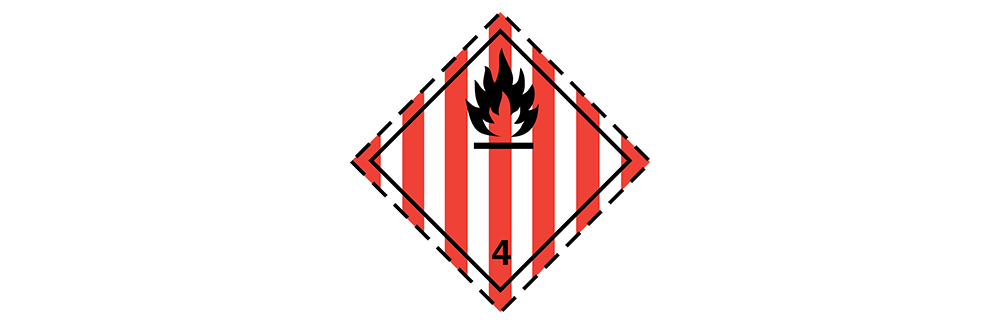 hazardous material class 4.1 flammable solids