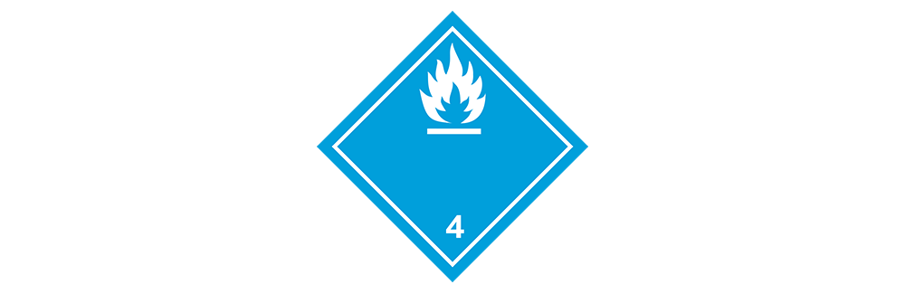 hazardous material class 4.3 dangerous when wet