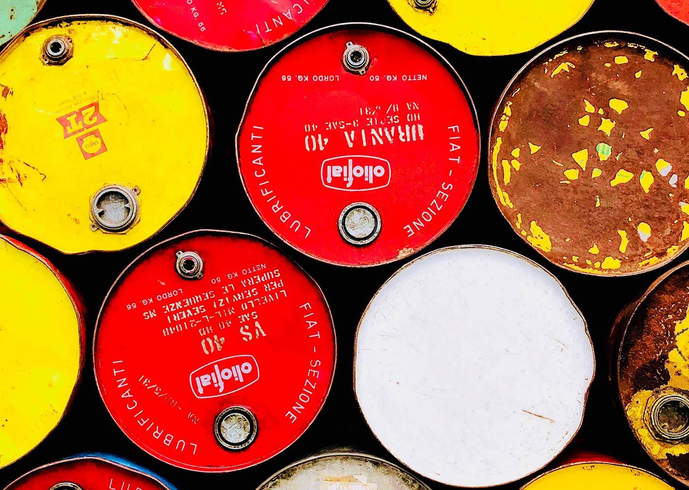 hazardous waste barrels