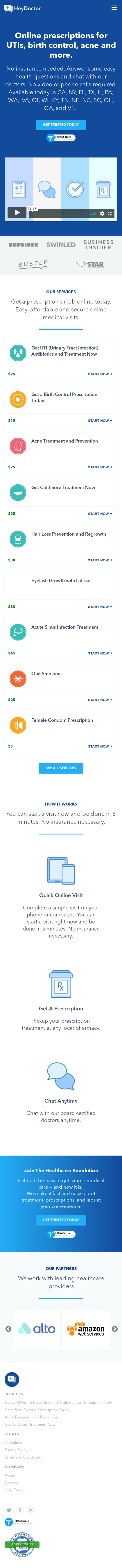 Example of Design for Health, Mobile Landing Page by heydoctor.co | Mobile Landing Page Design