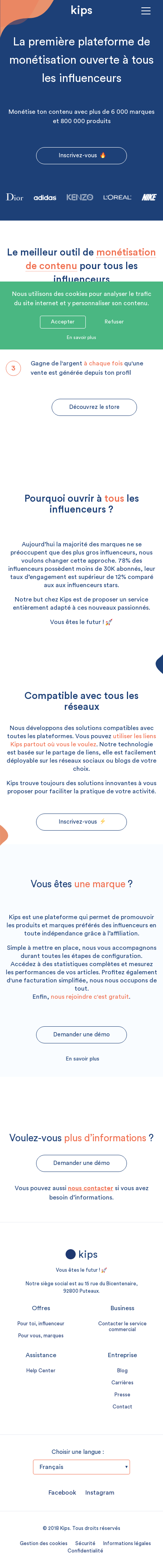 Example of Design for Uncategorized, Mobile Landing Page by kips.io | Mobile Landing Page Design