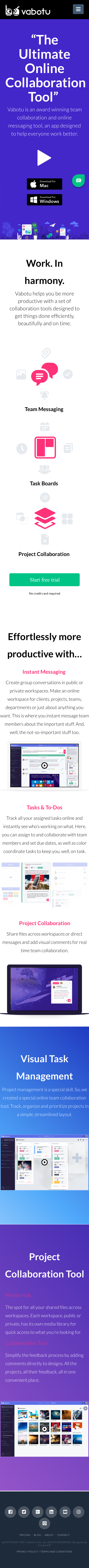 Example of Design for Computers & Electronics, Software, Business & Productivity Software, Mobile Landing Page by vabotu.com | Mobile Landing Page Design