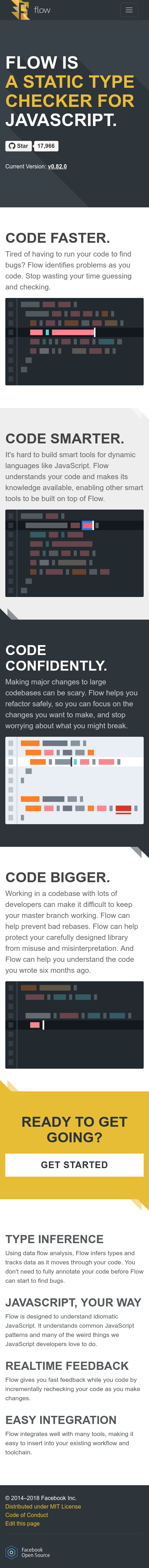 Example of Design for Computers & Electronics, Programming, Mobile Landing Page by flow.org | Mobile Landing Page Design