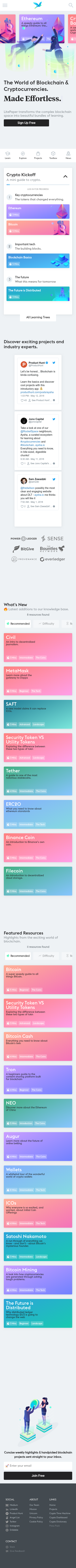 Example of Design for Finance, Investing, Currencies & Foreign Exchange, Mobile Landing Page by litepaper.com | Mobile Landing Page Design