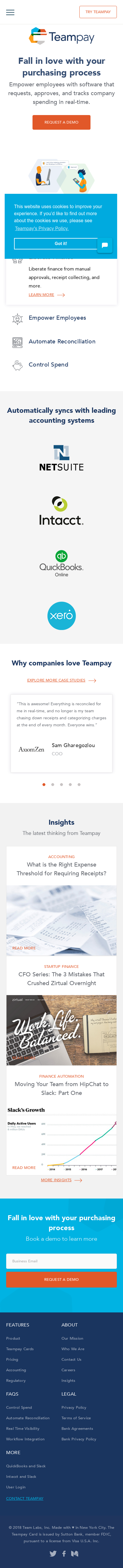 Example of Design for Finance, Accounting & Auditing, Mobile Landing Page by teampay.co | Mobile Landing Page Design