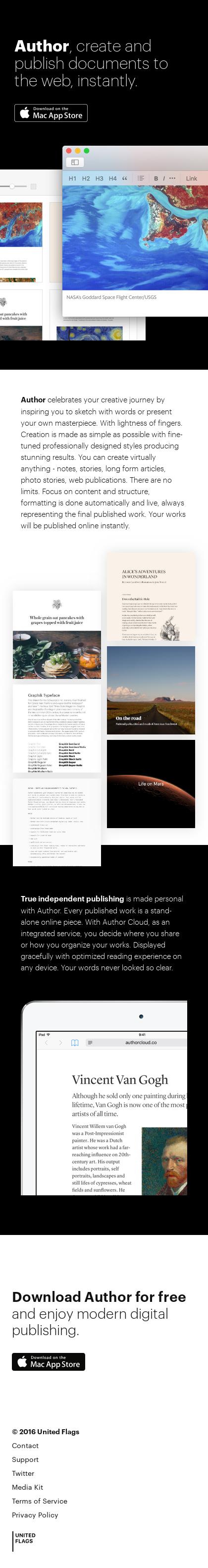 Example of Design for Arts & Entertainment, Visual Art & Design, Mobile Landing Page by authorapp.co | Mobile Landing Page Design