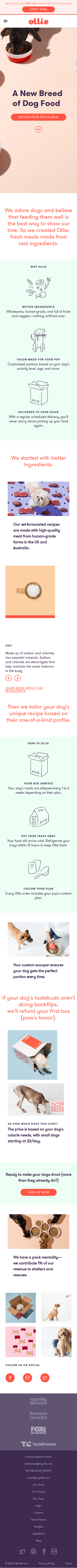 Example of Design for Hobbies & Leisure, Mobile Landing Page by myollie.com | Mobile Landing Page Design