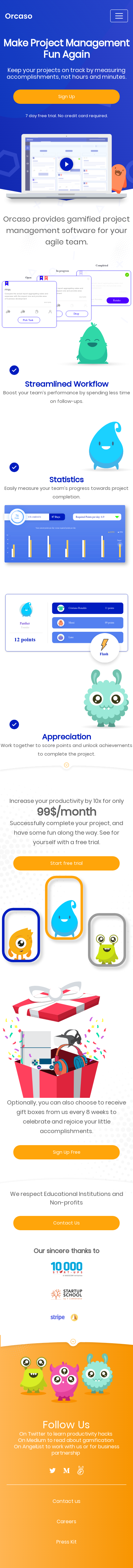 Example of Design for Business & Industrial, Business Operations, Management, Mobile Landing Page by orcaso.io | Mobile Landing Page Design