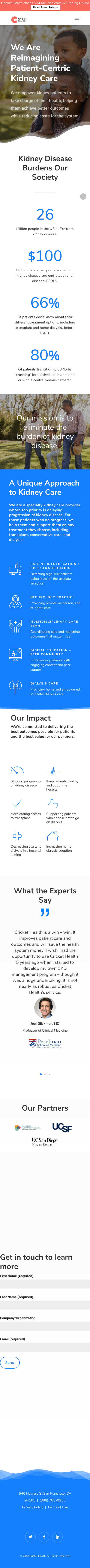 Example of Design for Health, Mobile Landing Page by crickethealth.com | Mobile Landing Page Design