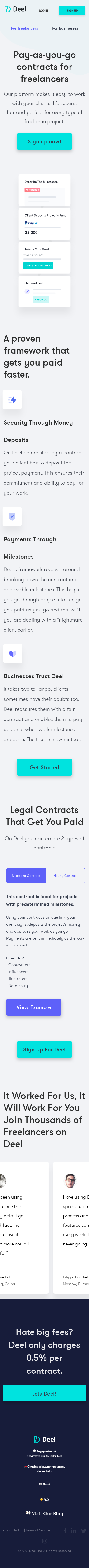 Example of Design for Business & Industrial, Business Services, Mobile Landing Page by letsdeel.com | Mobile Landing Page Design