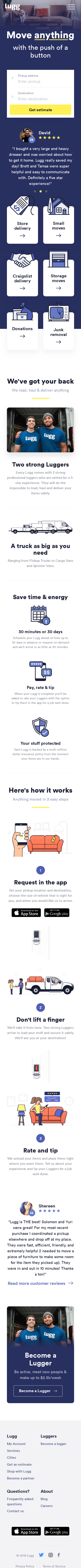 Example of Design for Uncategorized, Mobile Landing Page by lugg.com | Mobile Landing Page Design