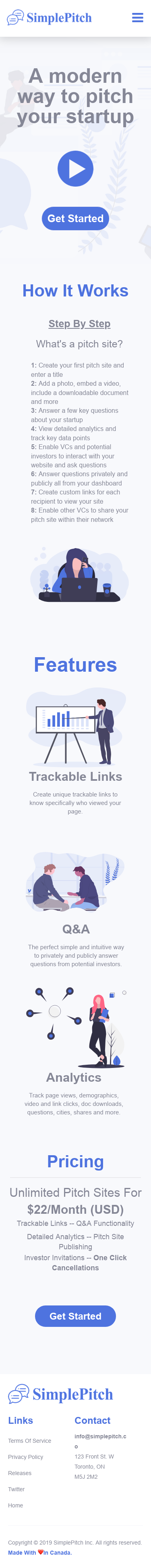 Example of Design for Business & Industrial, Mobile Landing Page by simplepitch.co | Mobile Landing Page Design