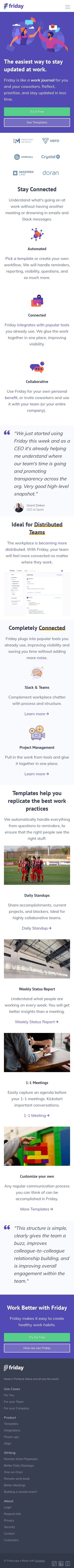 Example of Design for Business & Industrial, Mobile Landing Page by friday.app | Mobile Landing Page Design