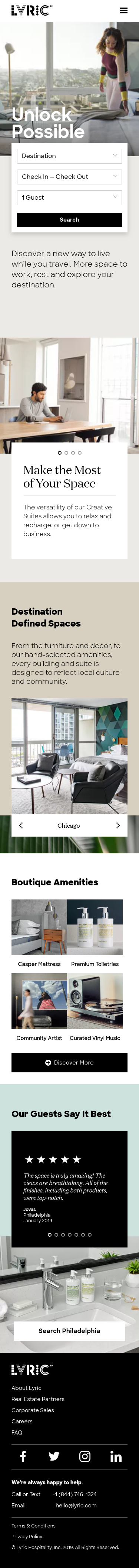 Example of Design for Arts & Entertainment, Music & Audio, Mobile Landing Page by lyric.com | Mobile Landing Page Design