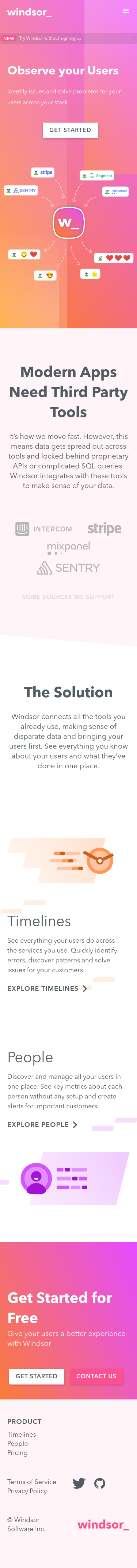 Example of Design for Uncategorized, Mobile Landing Page by windsor.io | Mobile Landing Page Design