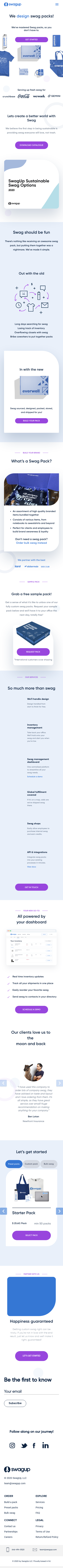 Example of Design for Computers & Electronics, Mobile Landing Page by swagup.com | Mobile Landing Page Design