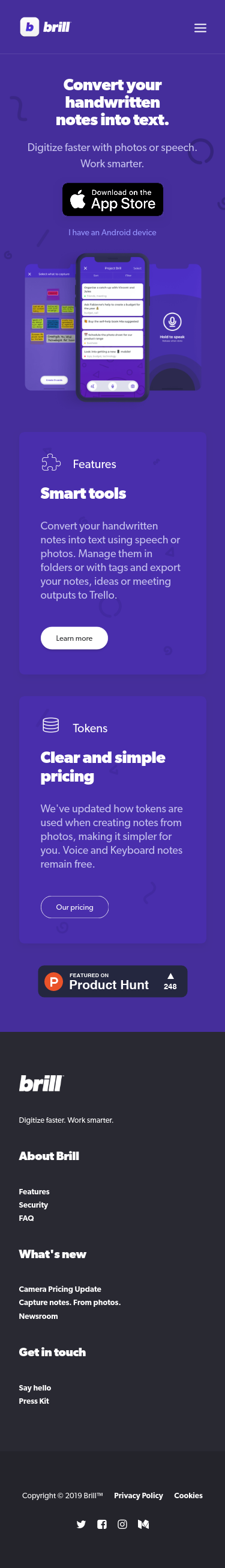 Example of Design for Computers & Electronics, Software, Multimedia Software, Mobile Landing Page by brill.app | Mobile Landing Page Design