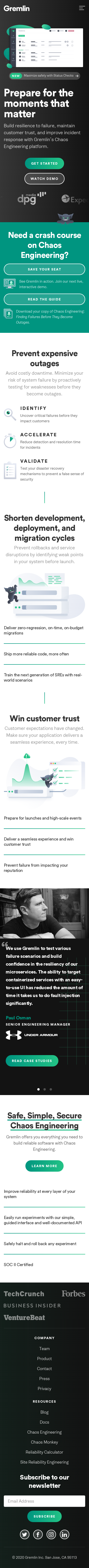 Example of Design for Business & Industrial, Mobile Landing Page by gremlin.com-V2 | Mobile Landing Page Design