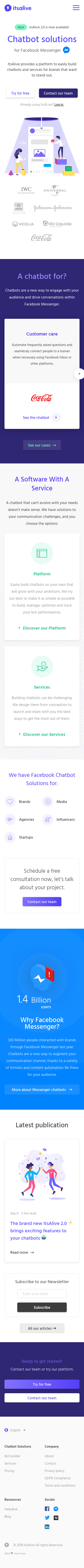 Example of Design for Uncategorized, Mobile Landing Page by itsalive.io-V2 | Mobile Landing Page Design