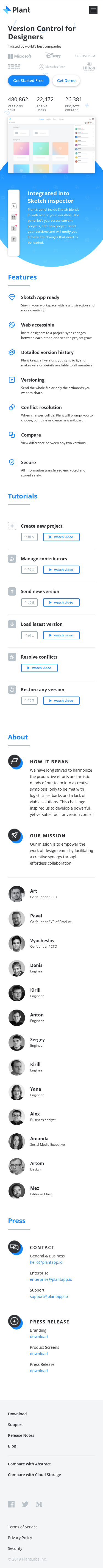 Example of Design for Computers & Electronics, Software, Mobile Landing Page by plantapp.io | Mobile Landing Page Design