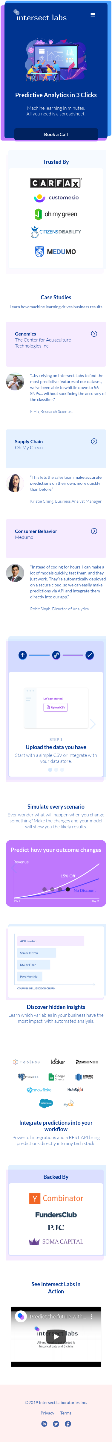 Example of Design for Business & Industrial, Mobile Landing Page by intersectlabs.io | Mobile Landing Page Design