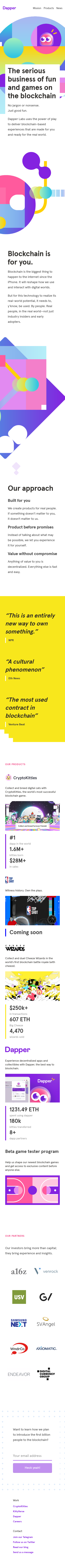 Example of Design for Finance, Investing, Currencies & Foreign Exchange, Mobile Landing Page by dapperlabs.com | Mobile Landing Page Design