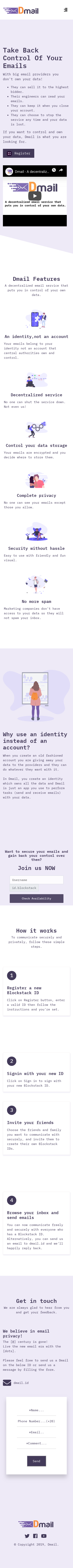 Example of Design for Uncategorized, Mobile Landing Page by dmail.online | Mobile Landing Page Design