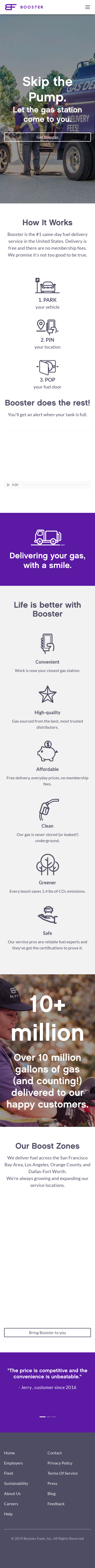 Example of Design for Business & Industrial, Energy & Utilities, Oil & Gas, Mobile Landing Page by trybooster.com | Mobile Landing Page Design