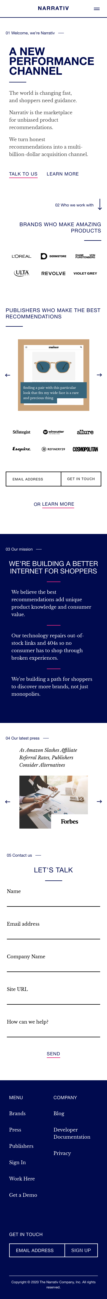 Example of Design for Uncategorized, Mobile Landing Page by narrativ.com | Mobile Landing Page Design