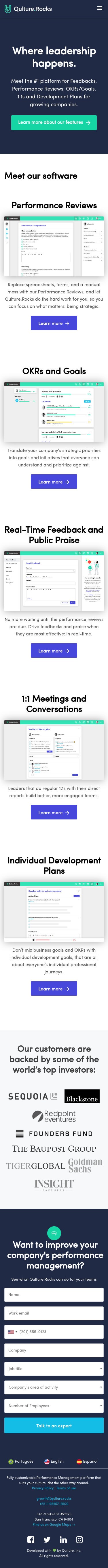 Example of Design for Business & Industrial, Business Operations, Mobile Landing Page by qulture.rocks | Mobile Landing Page Design