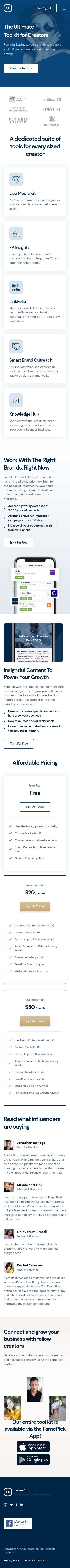 Example of Design for Business & Industrial, Business Services, Mobile Landing Page by famepick.com | Mobile Landing Page Design