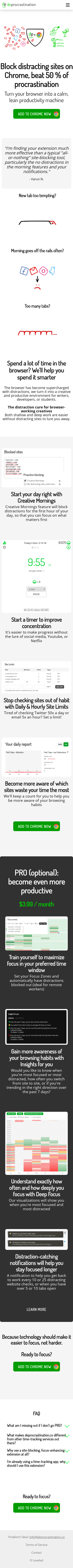 Example of Design for Uncategorized, Mobile Landing Page by deprocrastination.co | Mobile Landing Page Design