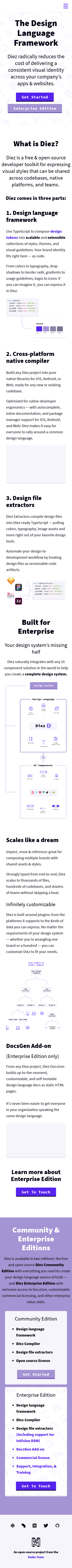 Example of Design for Computers & Electronics, Programming, Mobile Landing Page by diez.org | Mobile Landing Page Design