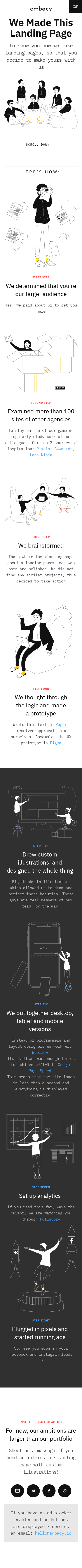 Example of Design for Computers & Electronics, Mobile Landing Page by embacy.io | Mobile Landing Page Design