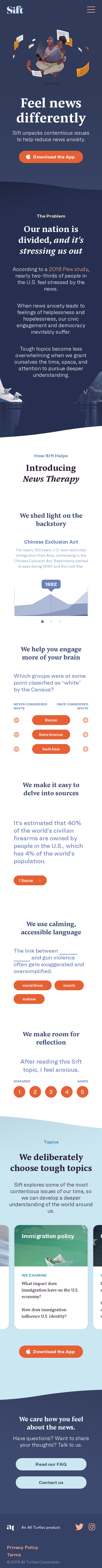 Example of Design for People & Society, Mobile Landing Page by siftnewstherapy.com | Mobile Landing Page Design