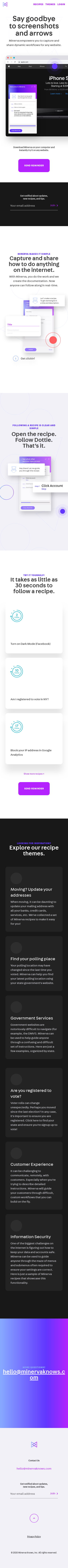 Example of Design for Uncategorized, Mobile Landing Page by minervaknows.com | Mobile Landing Page Design