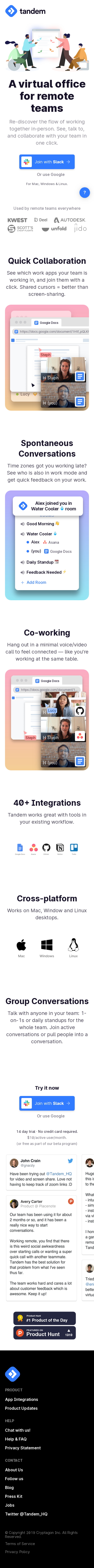 Example of Design for Computers & Electronics, Software, Business & Productivity Software, Mobile Landing Page by tandem.chat | Mobile Landing Page Design