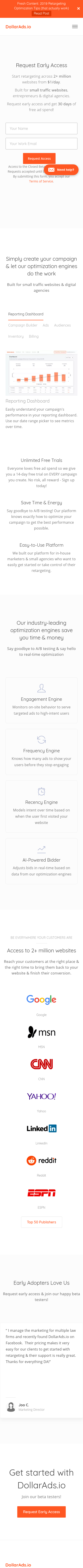 Example of Design for Business & Industrial, Business Services, Mobile Landing Page by dollarads.io | Mobile Landing Page Design