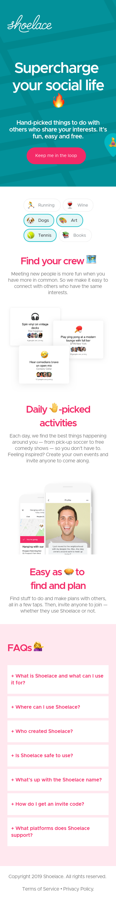 Example of Design for Hobbies & Leisure, Mobile Landing Page by shoelace.nyc | Mobile Landing Page Design