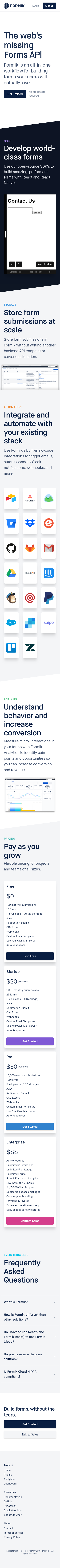 Example of Design for Computers & Electronics, Software, Mobile Landing Page by formik.com | Mobile Landing Page Design
