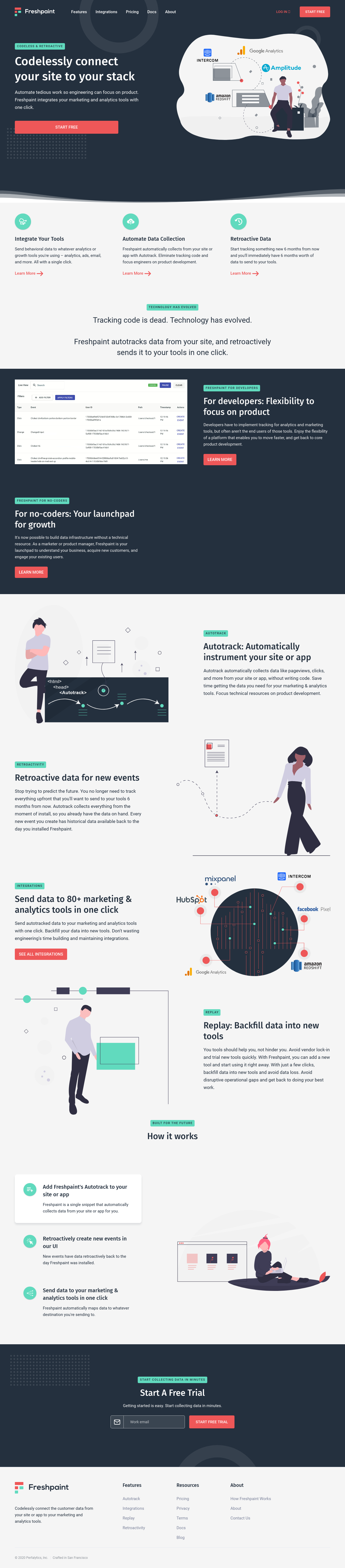 Example of Design for Business & Industrial, Landing Page by freshpaint.io | Landing Page Design
