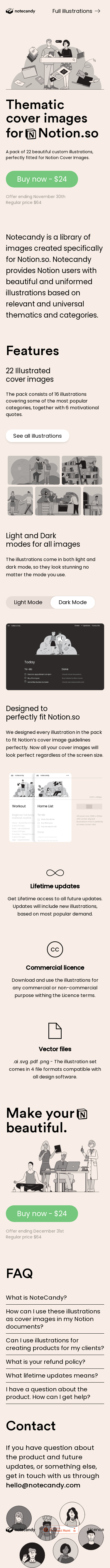 Example of Design for Arts & Entertainment, Mobile Landing Page by notecandy.com | Mobile Landing Page Design