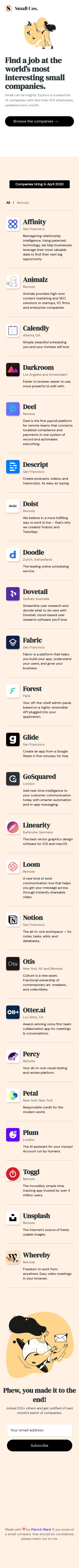 Example of Design for Business & Industrial, Mobile Landing Page by smallcos.com | Mobile Landing Page Design