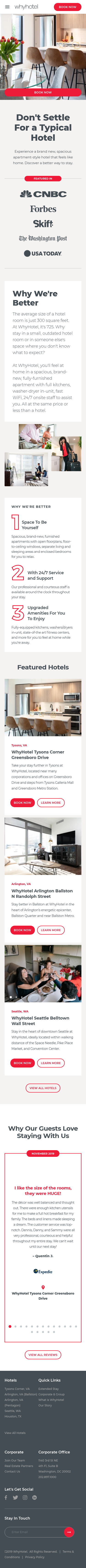 Example of Design for Travel, Hotels & Accommodations, Mobile Landing Page by whyhotel.com | Mobile Landing Page Design