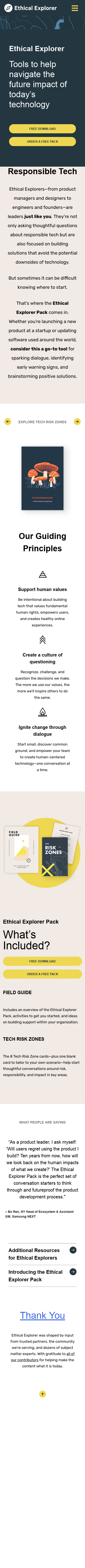 Example of Design for Uncategorized, Mobile Landing Page by ethicalexplorer.org | Mobile Landing Page Design